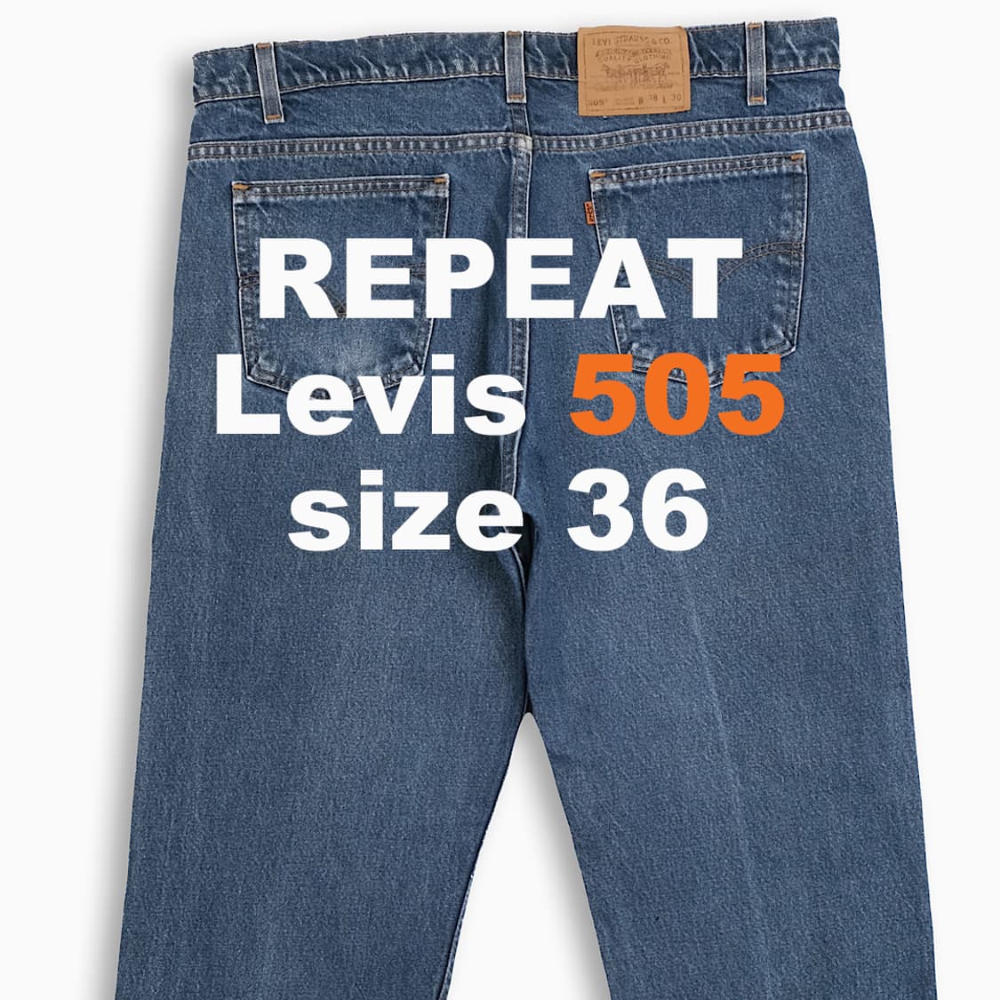 리바이스 505 오렌지탭 90s USA 36 인치 OR5053883 상품이미지1