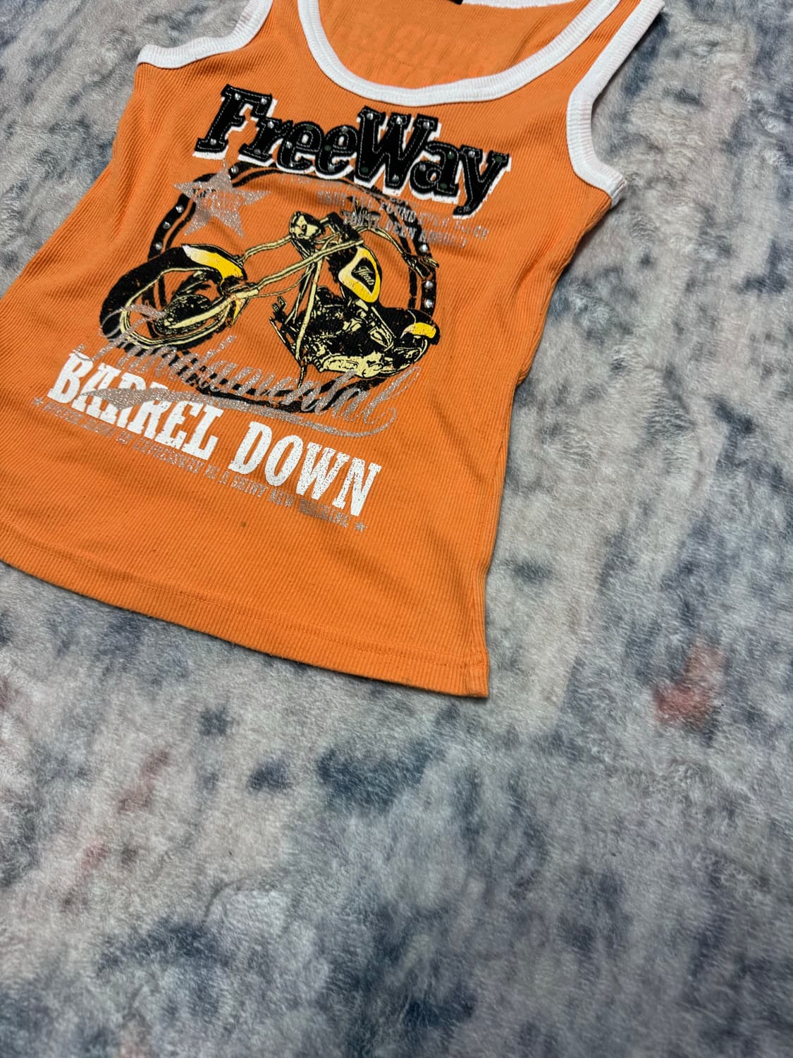 Cornflake y2k freeway ribbed sleeveless 상품이미지6