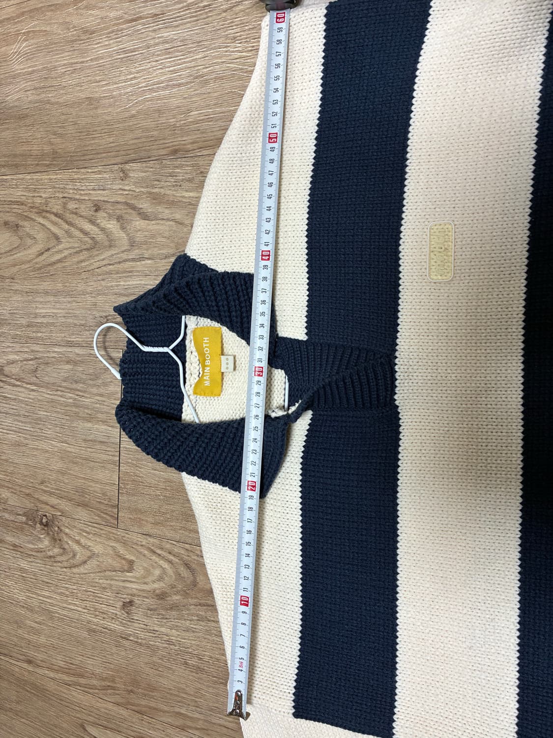 메인부스 스트라이프 오버핏 니트 L 상품이미지8