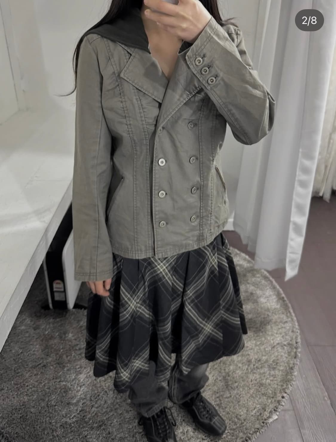 pneumaire 'dubble button hood jacket' 상품이미지2