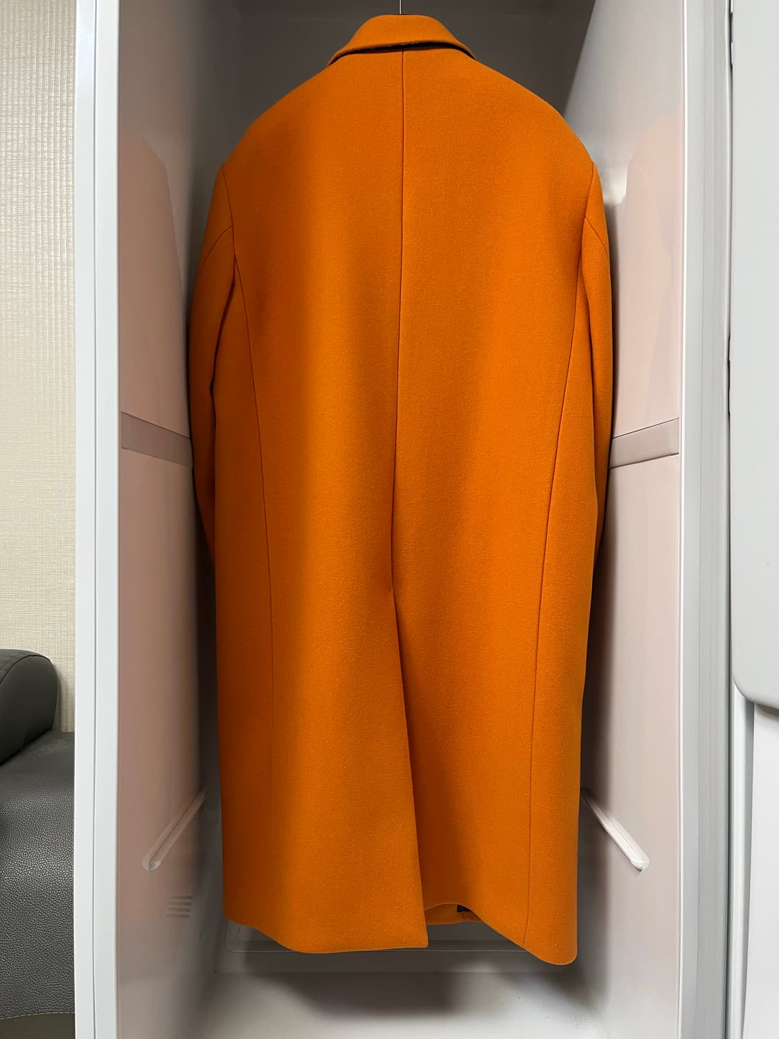 시스템옴므 오렌지 포인트 커프스 캐시미어 울 더블 코트 100사이즈 상품이미지2