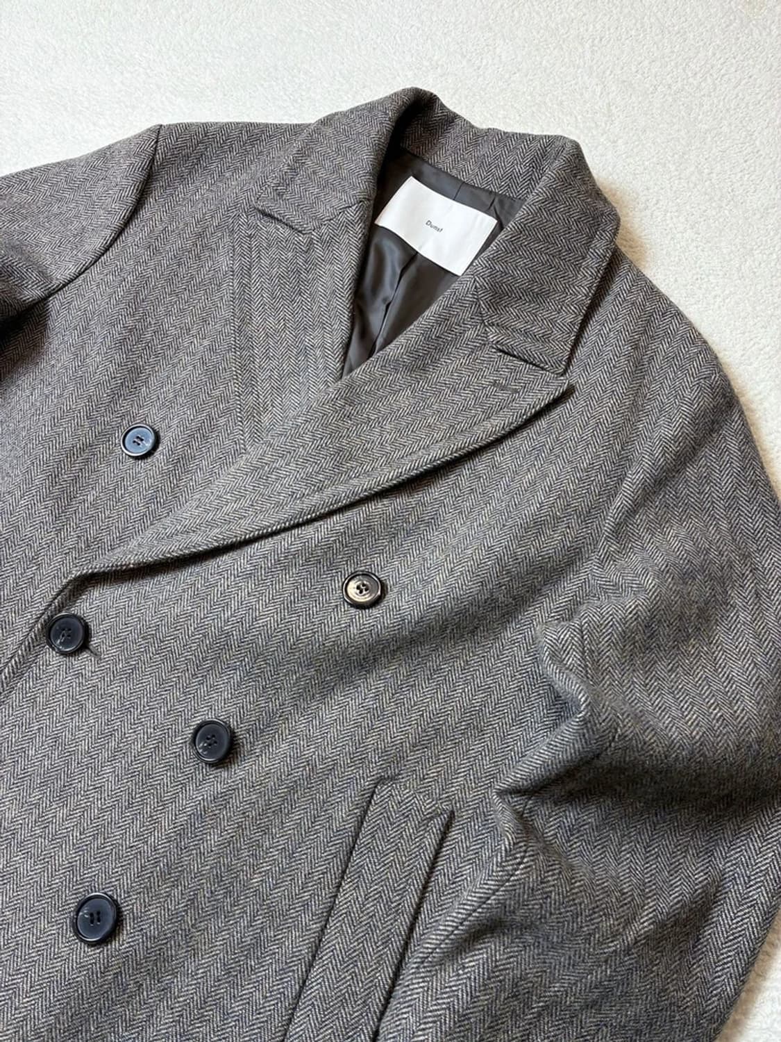 던스트 DUNST 테일러드 헤링본 더블 브레스트 코트 PN6671 상품이미지3