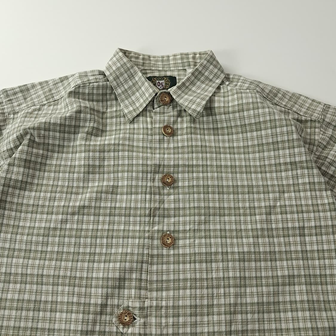 CK277 M 오에스트라흐텐 90s 바바리안 반팔 알펜 셔츠 남방 상품이미지2