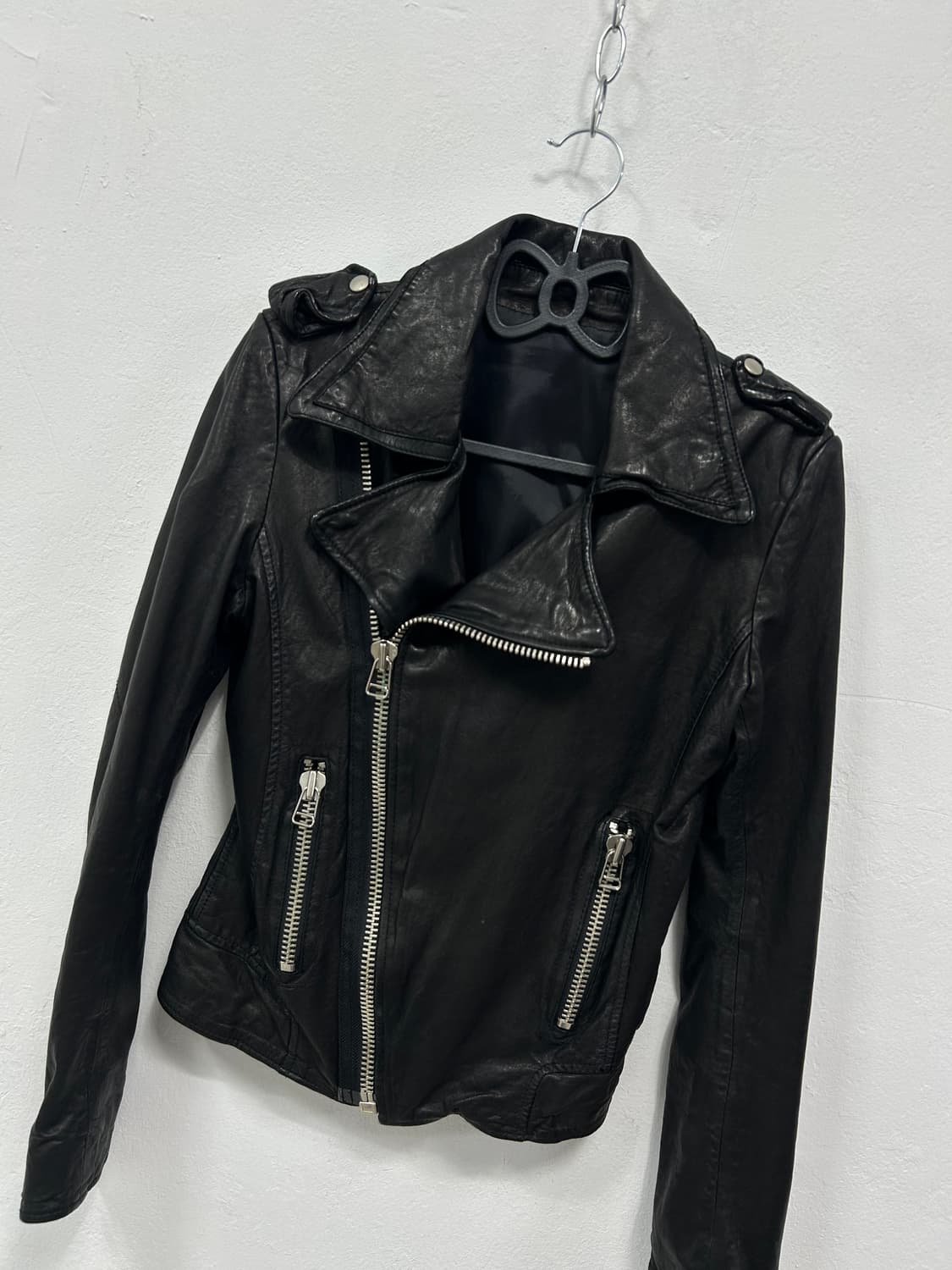 락시크 펑크 양가죽 레더자켓 상품이미지6