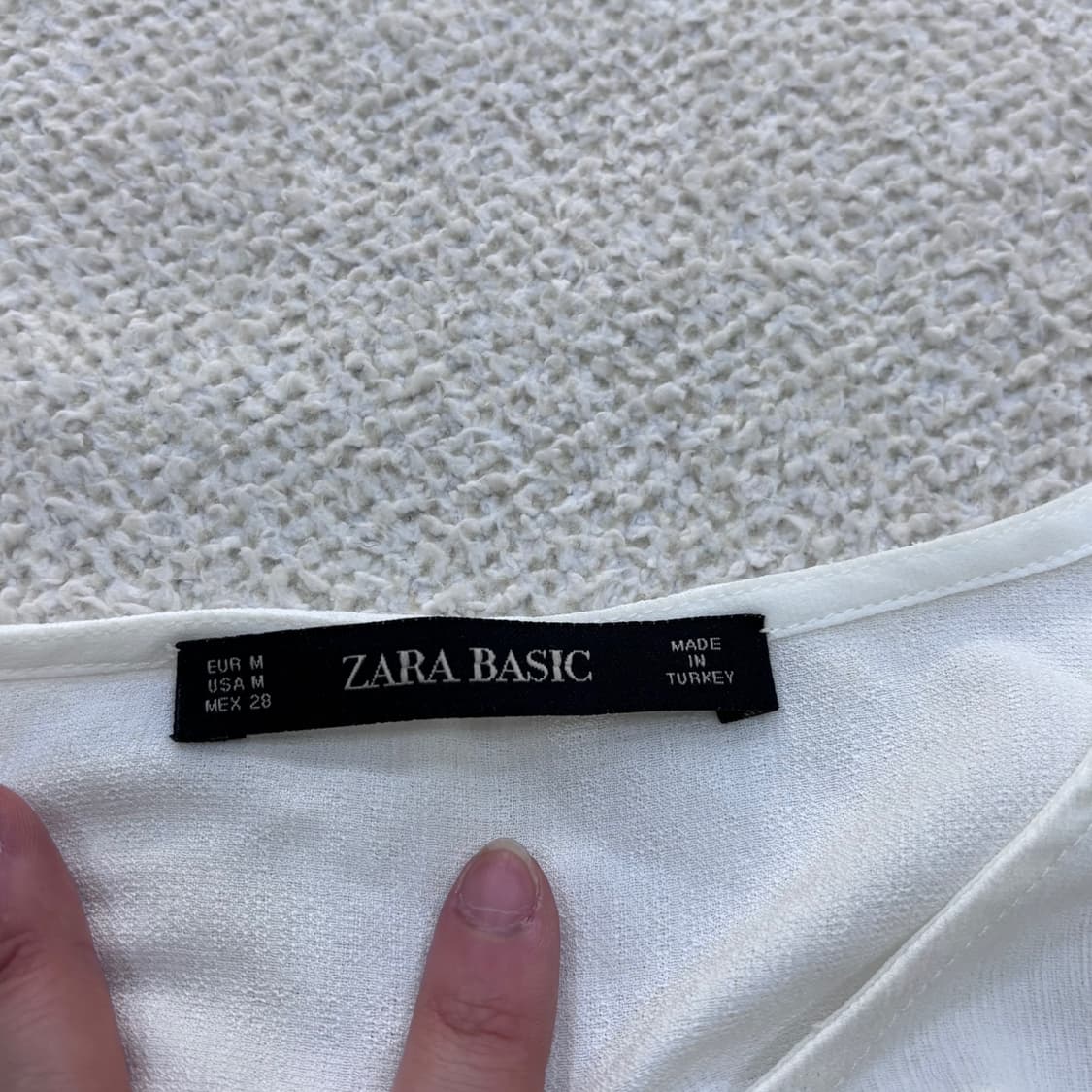 EU(M) 새상품 자라 여성 블라우스 0427E 상품이미지4