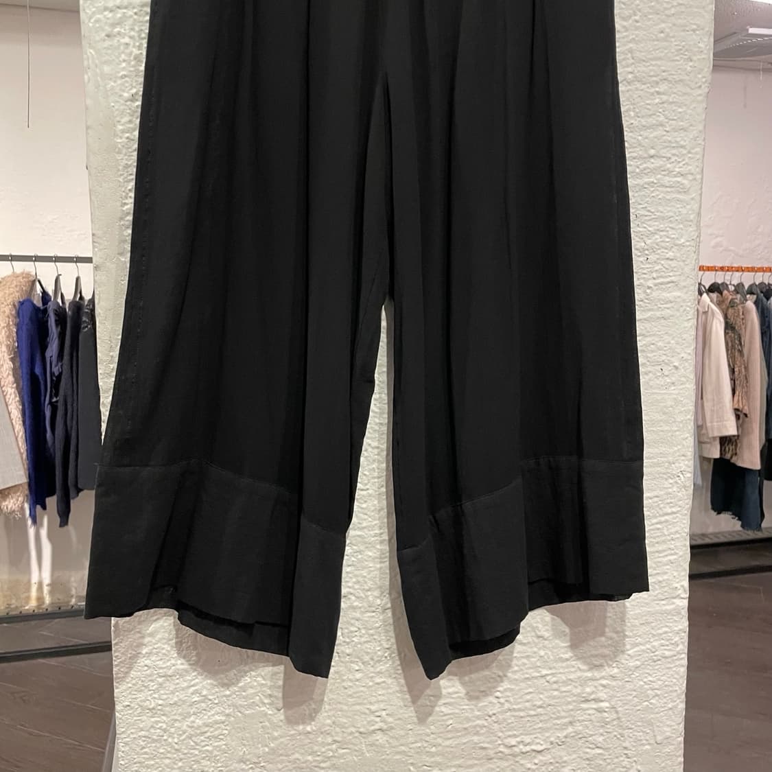 요지야마모토 레이온 크롭 팬츠 상품이미지2