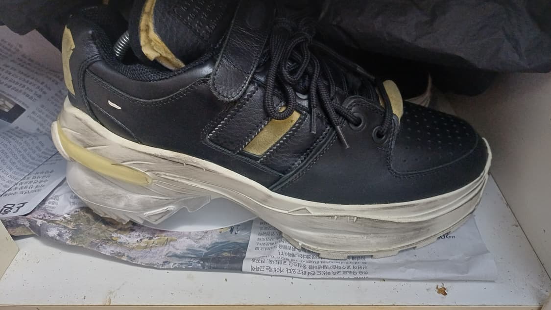 44 마르지엘라 레트로핏 스니커즈 더티워싱 신발 청키 어글리슈즈 상품이미지3