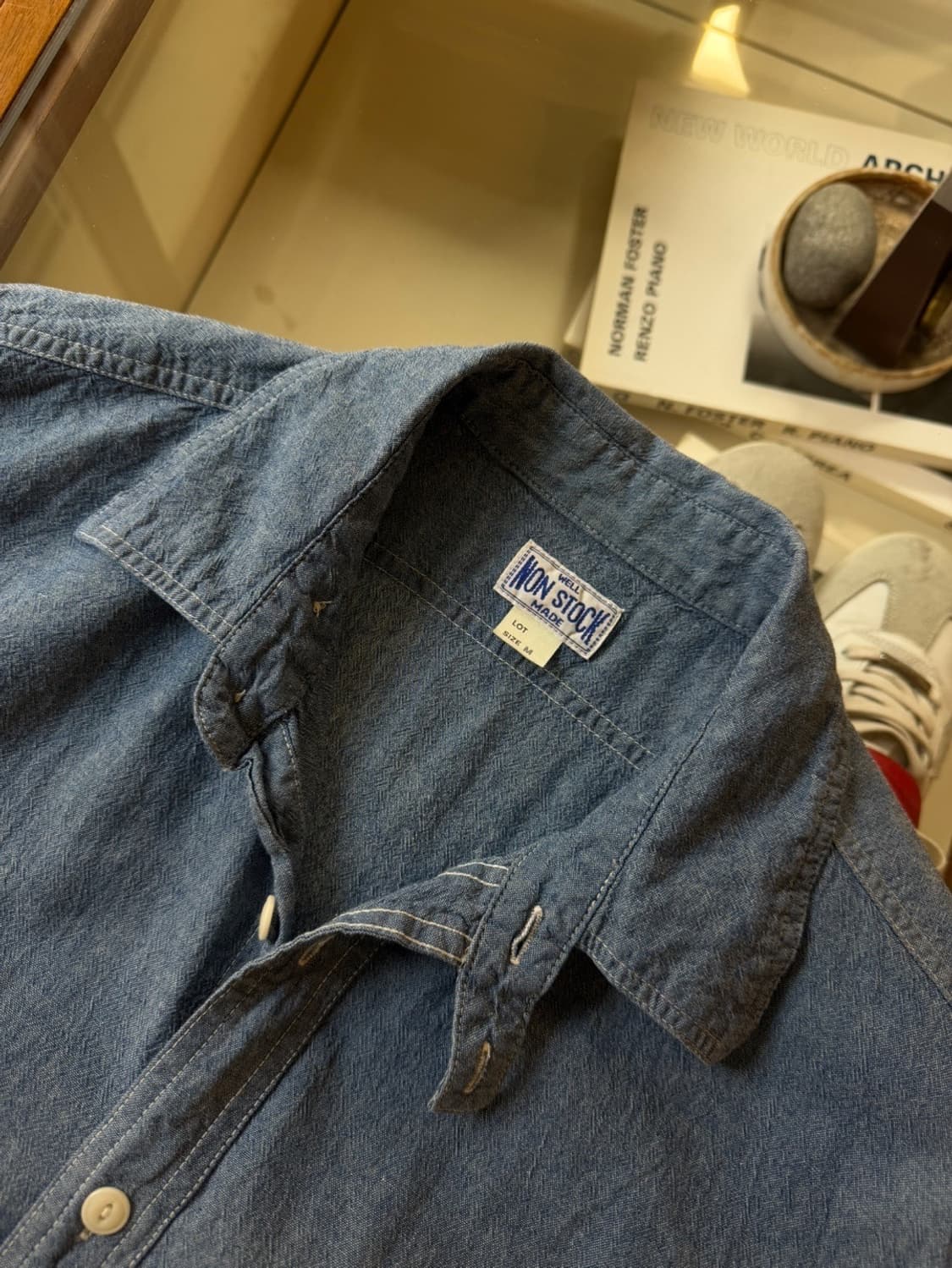 NON-STOCK 샴브레이 셔츠 100 상품이미지8