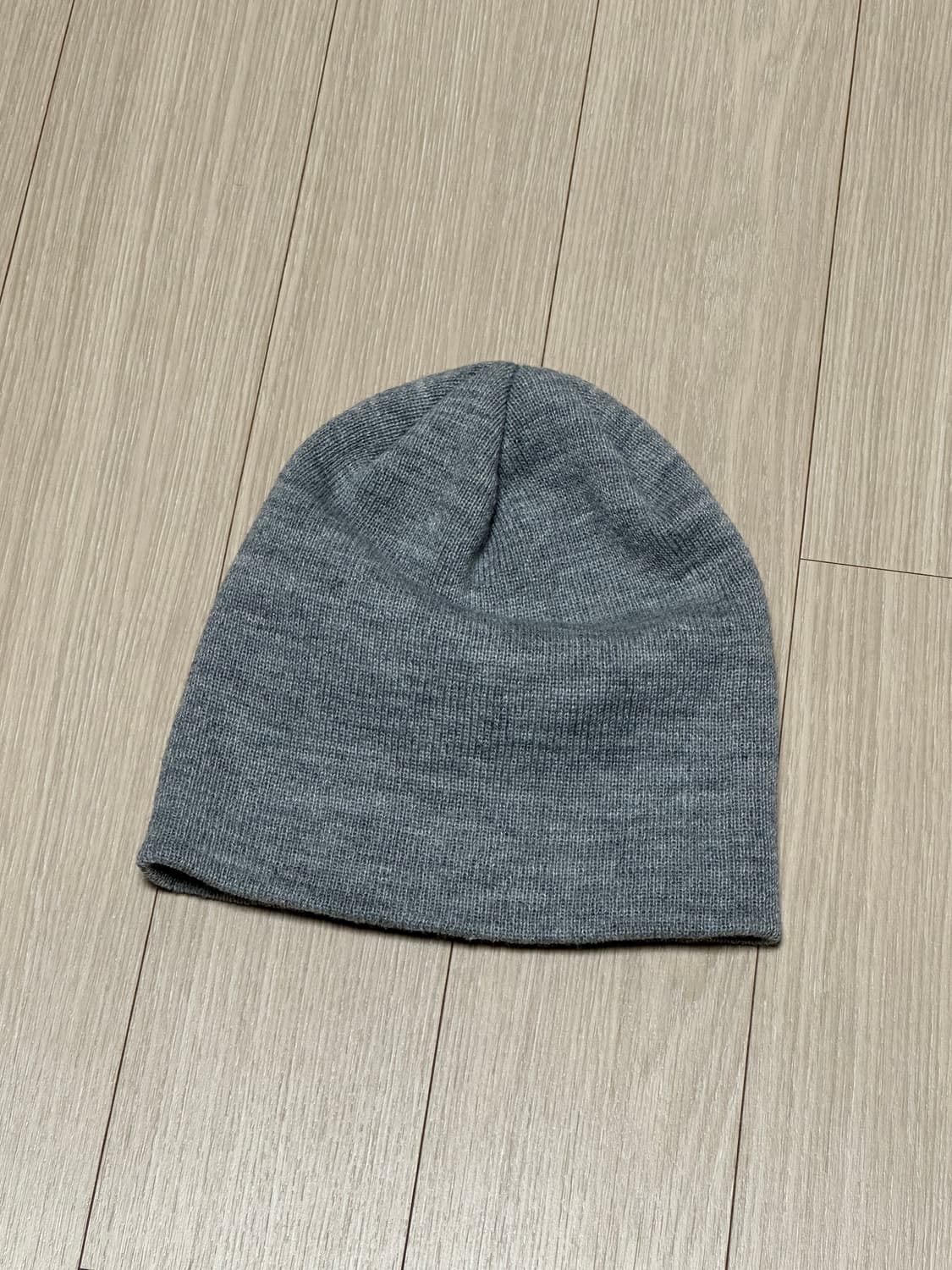 그레이 골지 니트 비니 상품이미지1