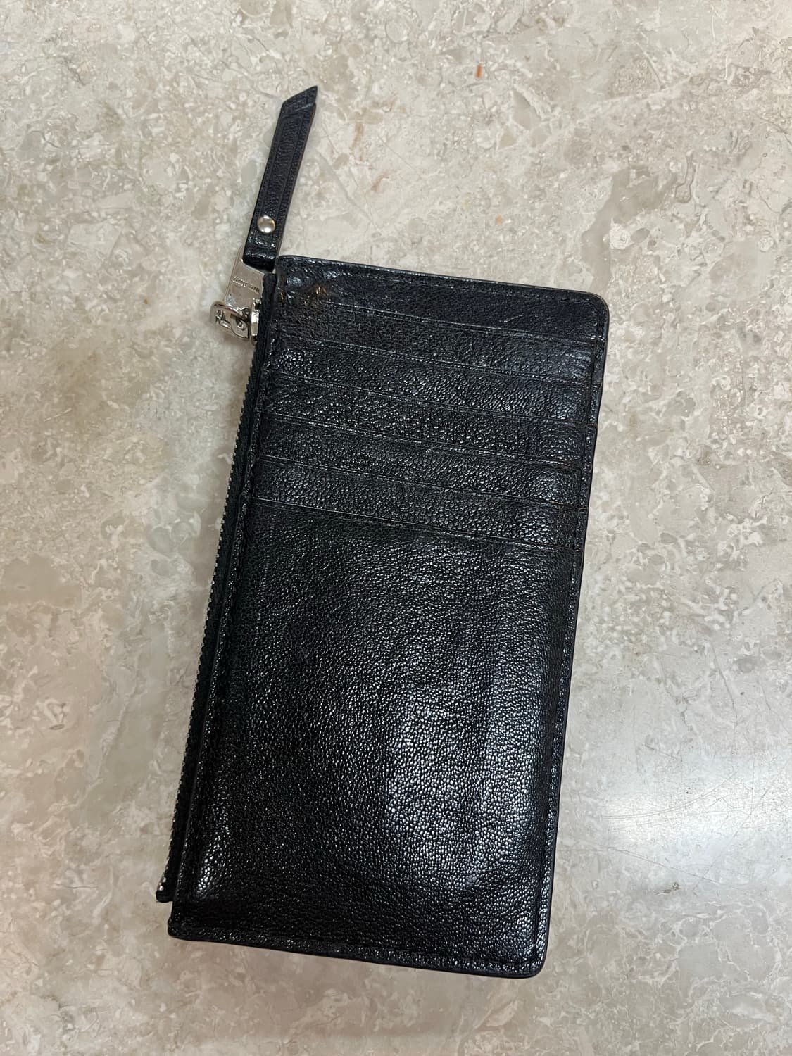 미우미우 펄 블랙 카드지갑 상품이미지2