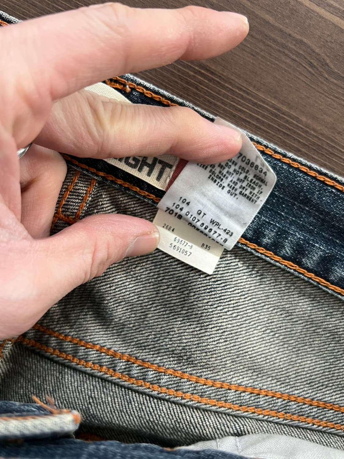 00s Levis 리바이스 569 루즈 스트레이트 데님 팬츠 상품이미지7