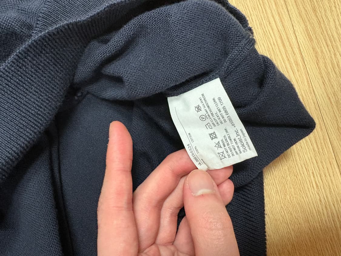 솔로이스트 24ss 데미지 크래쉬 스웨터 상품이미지5