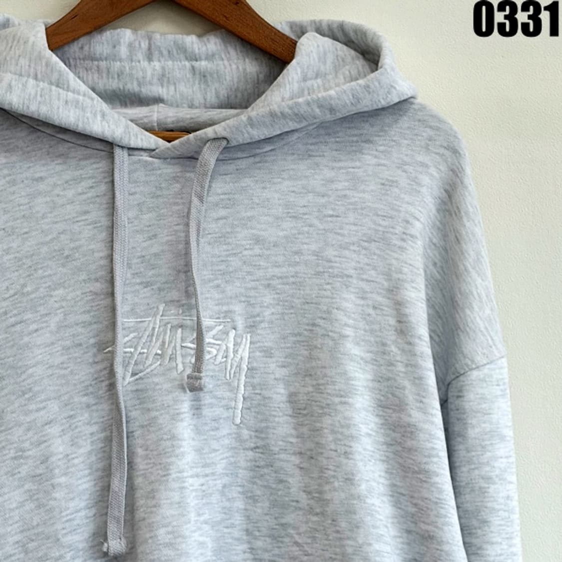 스투시(STUSSY) 베이직 로고 후드티 L 0331 상품이미지2