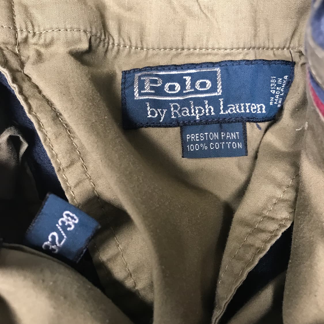 폴로 랄프로렌 코듀로이 팬츠 네이비 32/30 상품이미지5