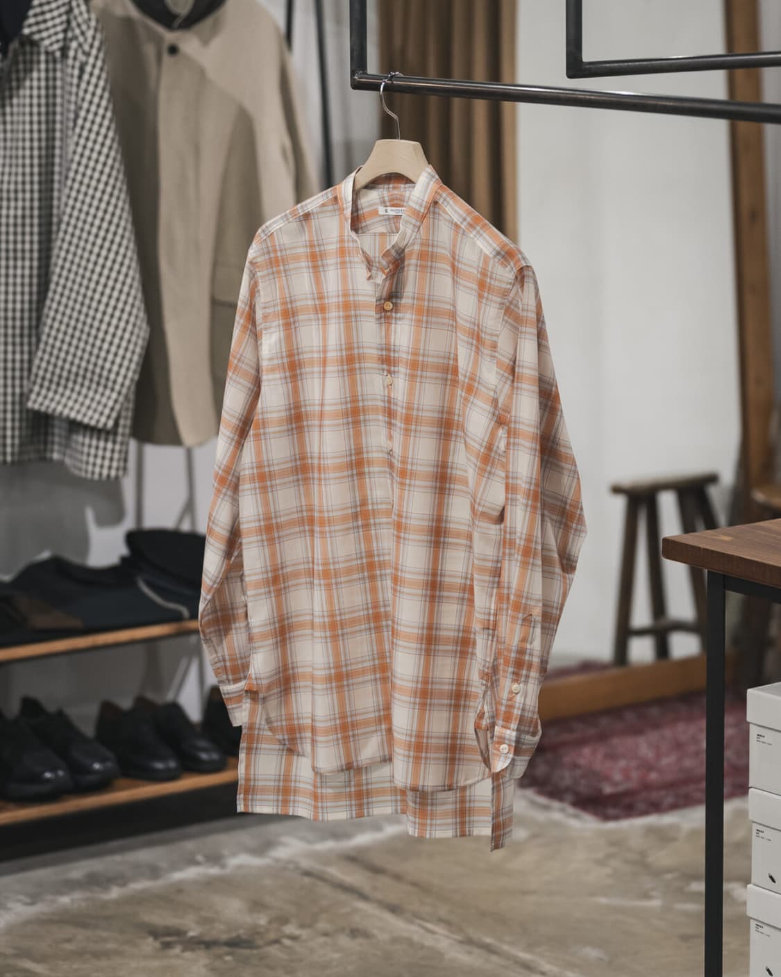 [2, 새상품]마티앤선즈 24SS H WOOL 풀 오버 셔츠 상품이미지2