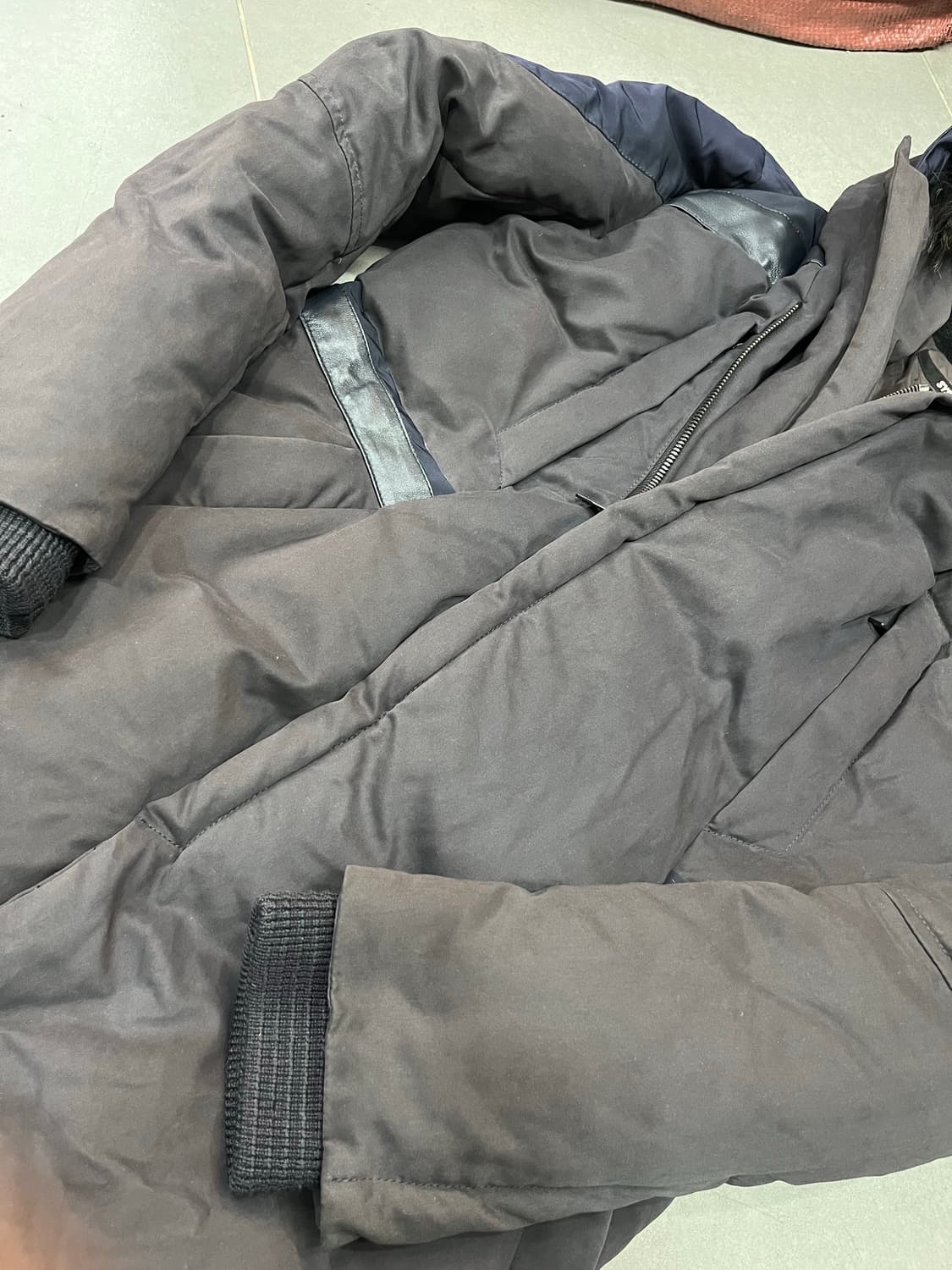 시스템 옴므 구스 롱패딩 100 상품이미지3