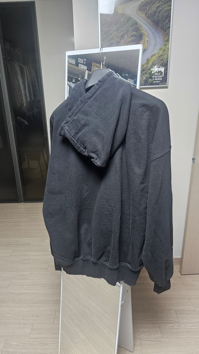 언더마이카 므드셀라 데미지 워시드  후드 1사이즈 상품이미지2