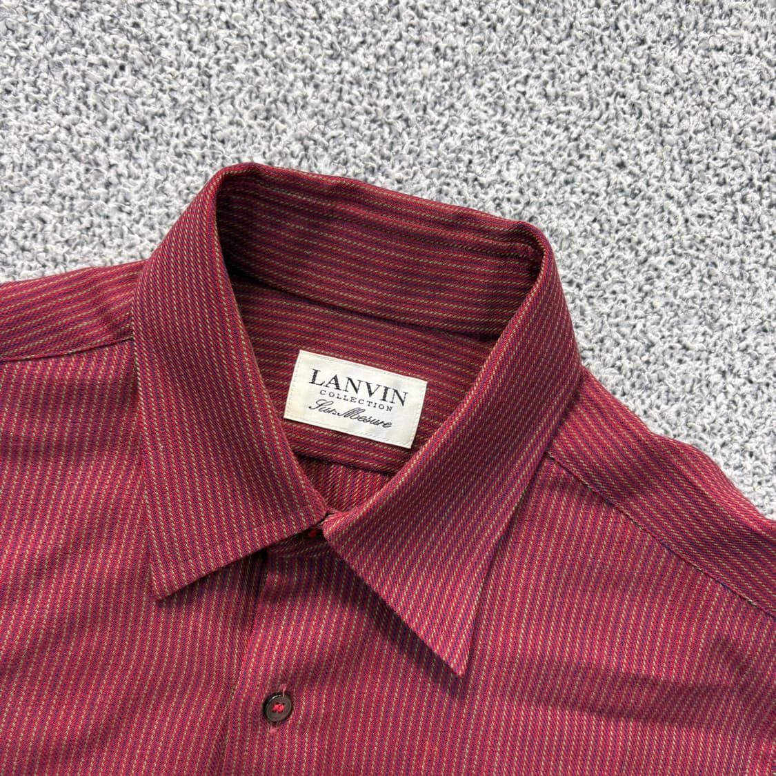 실측 랑방  긴팔 울 셔츠 남방 0427J 상품이미지2