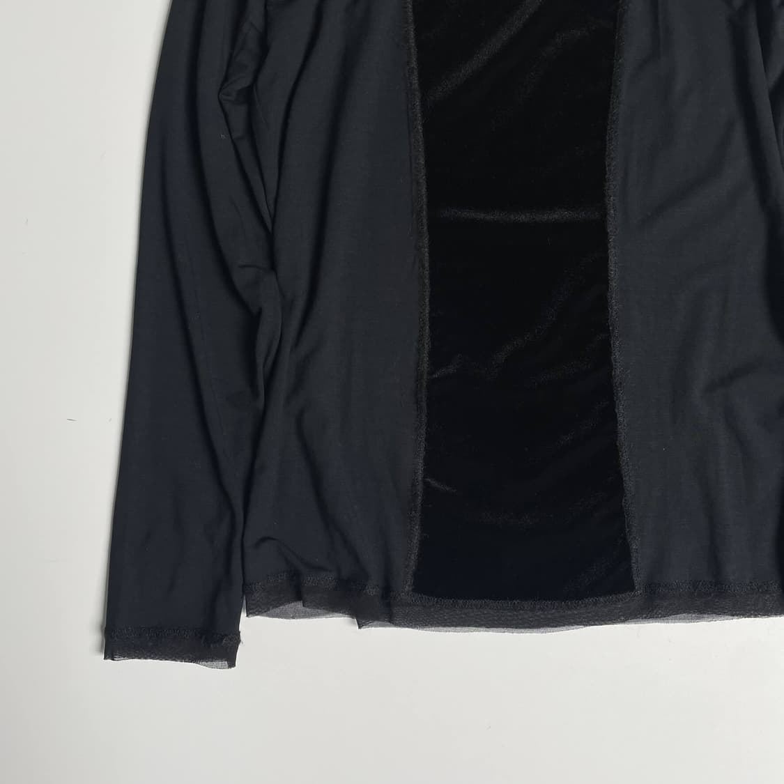 Roberto naldi 벨벳 도트 롱슬리브 (italy)   상품이미지5