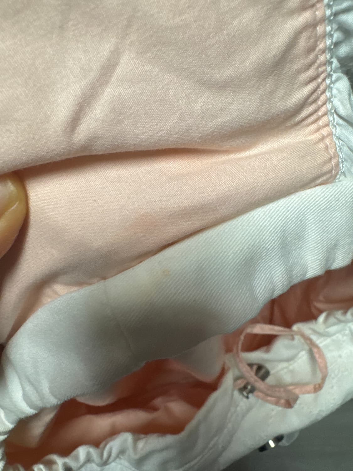 Nefnef 네프네프 레이스 백팩 화이트 상품이미지2