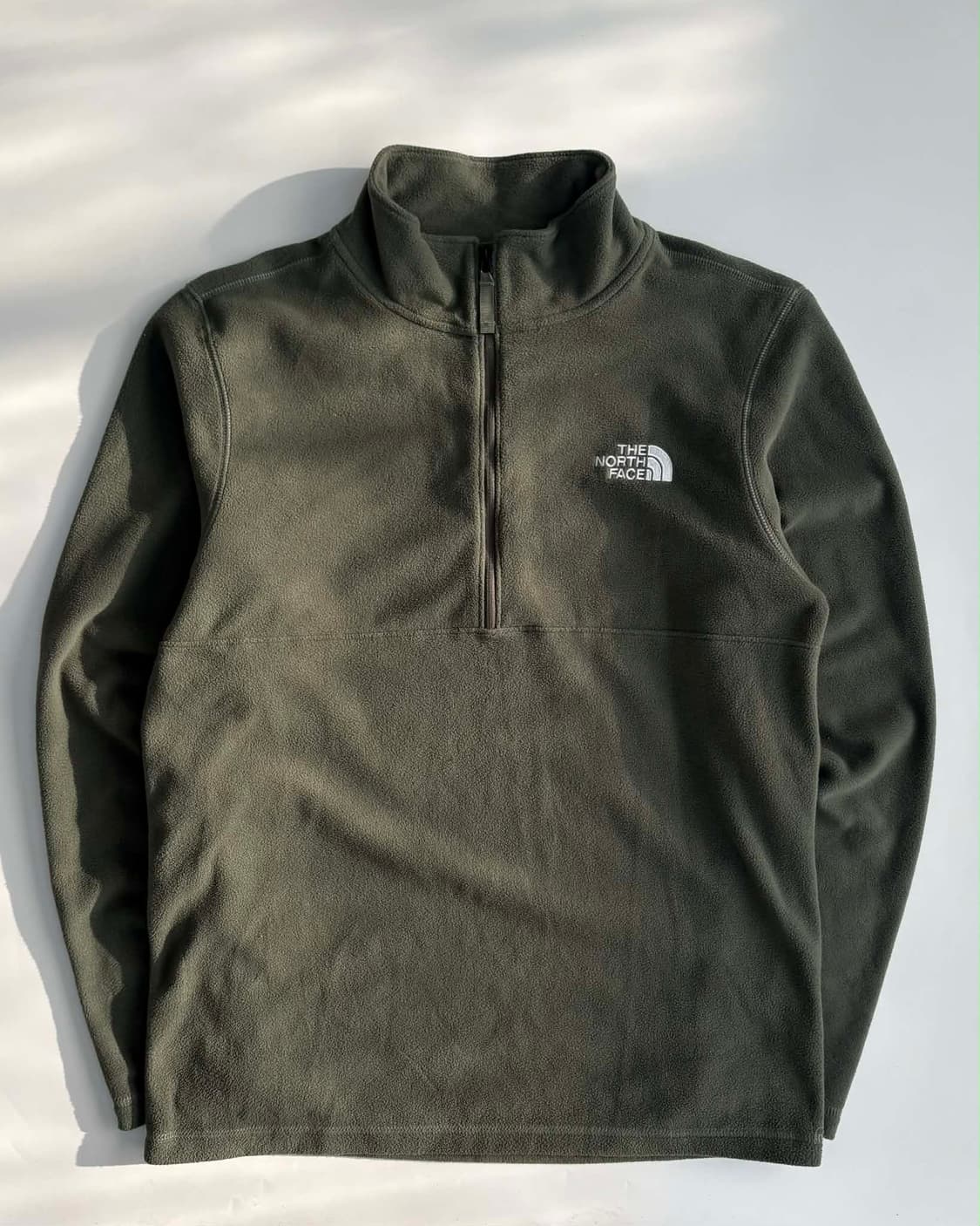 [S] 노스페이스 카키 플리스 하프집업 상품이미지1