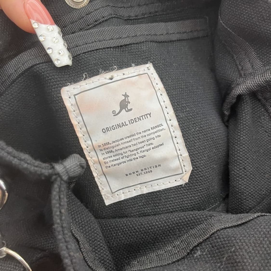 캉골 빈티지 타이니 캔버스 미니 토트백 크로스백 C10240 상품이미지5