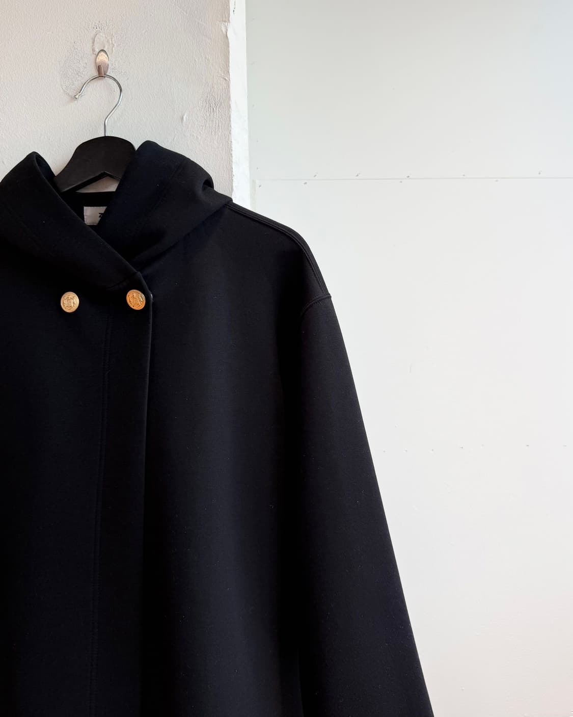 주카 블랙 폴리에스테르 후디 자켓  상품이미지5