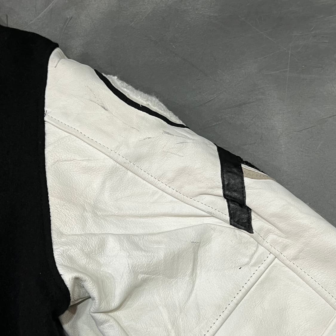  USA meca 레더 바시티 자켓 y14569 상품이미지7