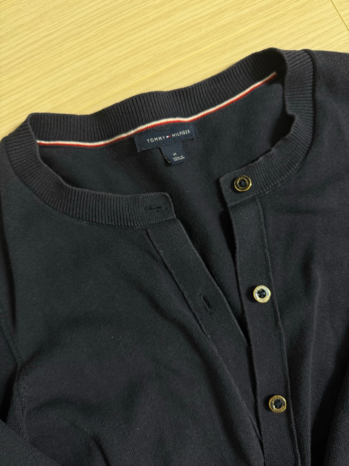 타미힐피거 라운드넥 코튼 가디건 상품이미지4