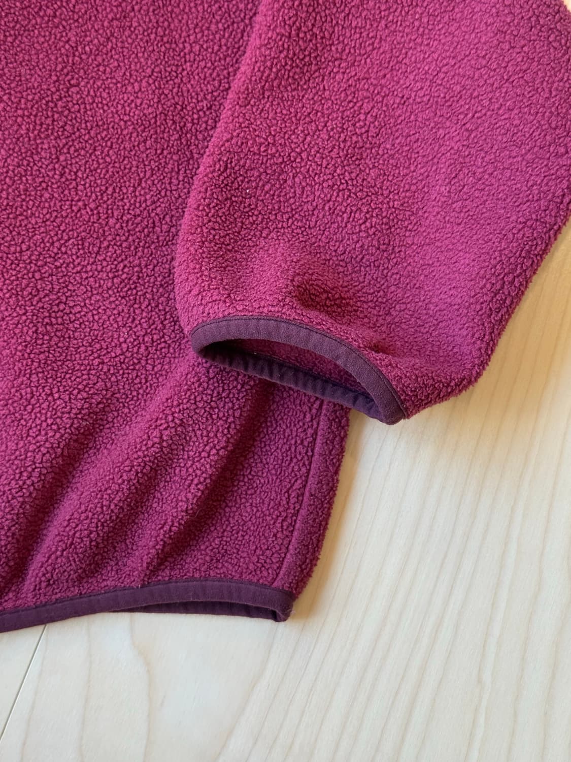 Patagonia synchilla snap t burgundy 상품이미지5