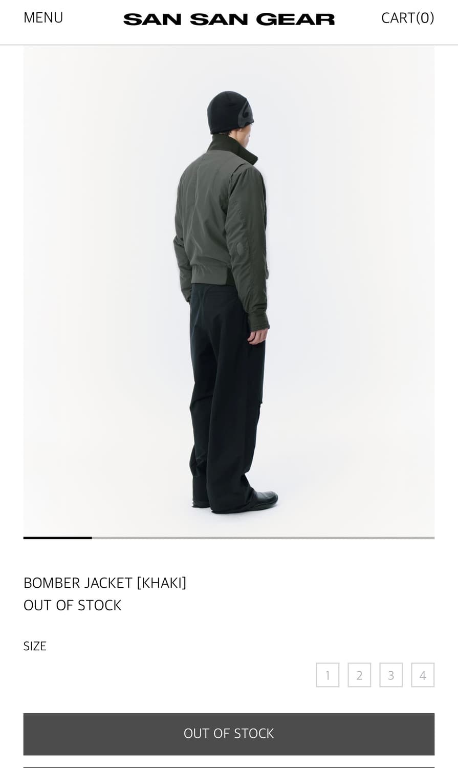 산산기어 봄버 자켓 상품이미지3