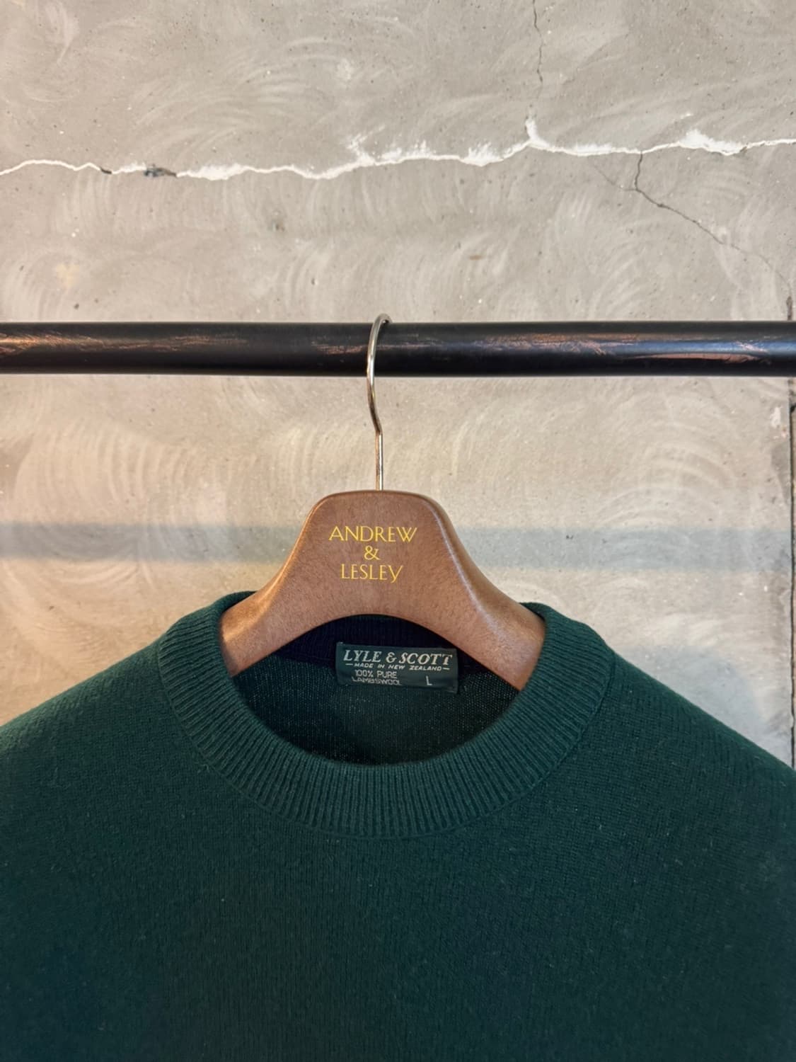 라일앤스콧 램스울 그래픽 니트 100~105 상품이미지3