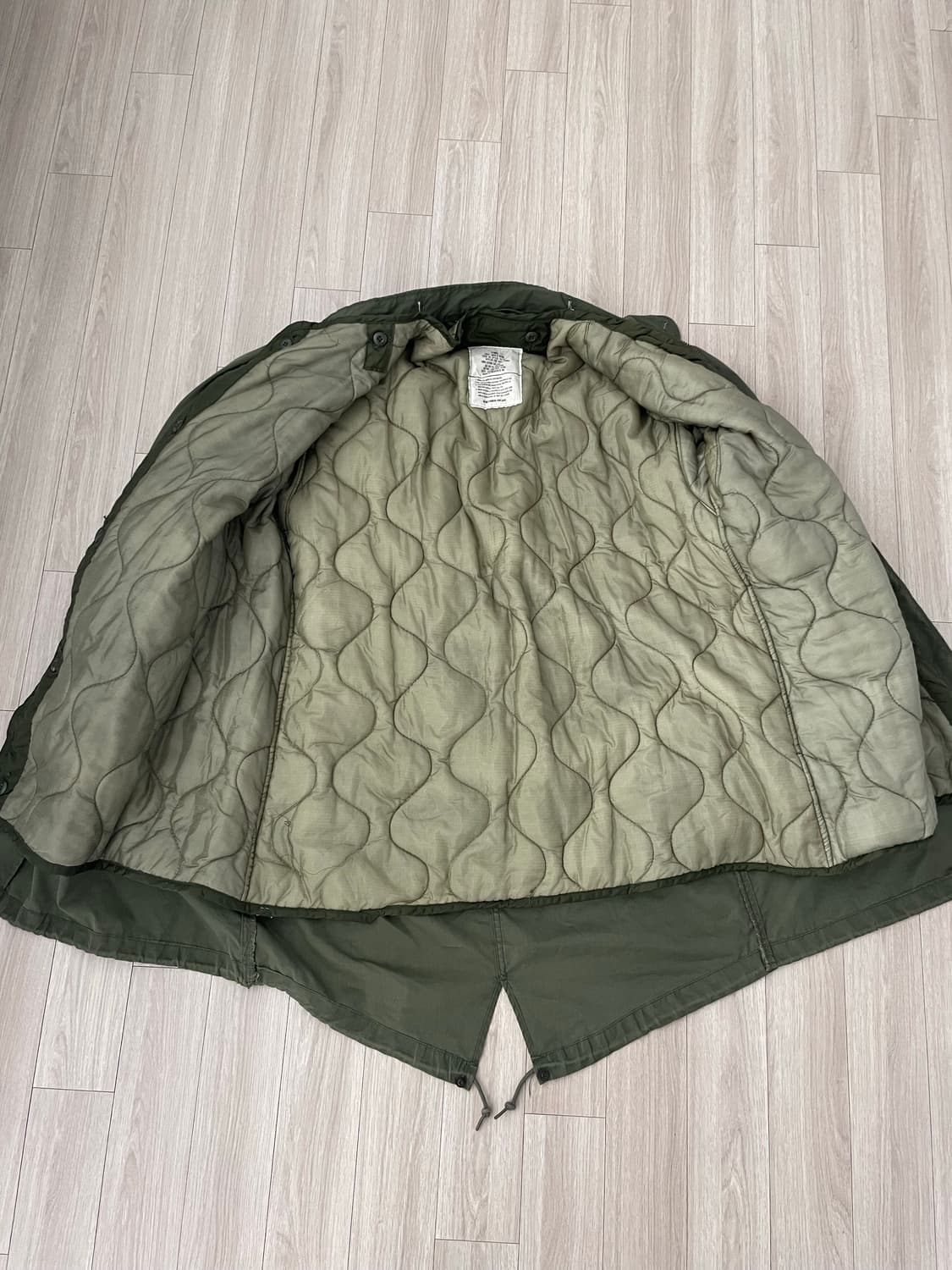 미군 오리지널(OG) M65 피쉬테일 파카 XS 상품이미지5