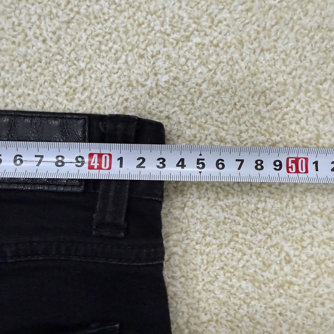 34 플랙 흑청 데님팬츠 0126T2 상품이미지5