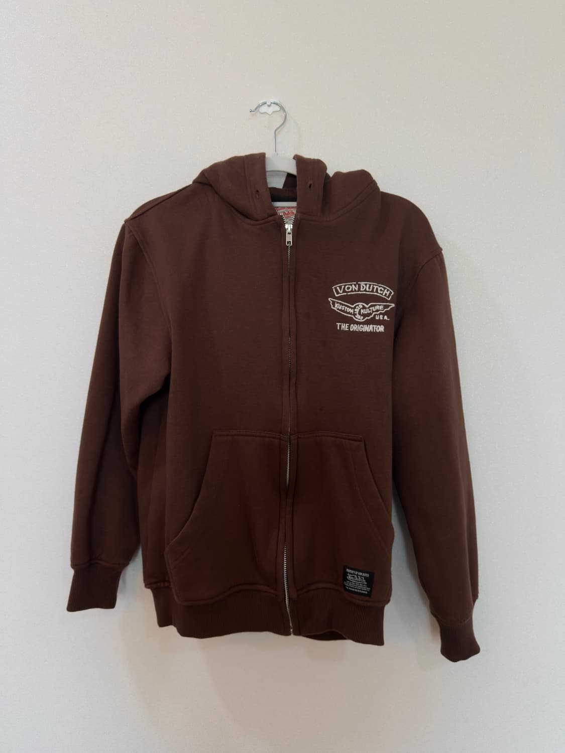 [s] 본더치 로고 브라운 후드집업 상품이미지1