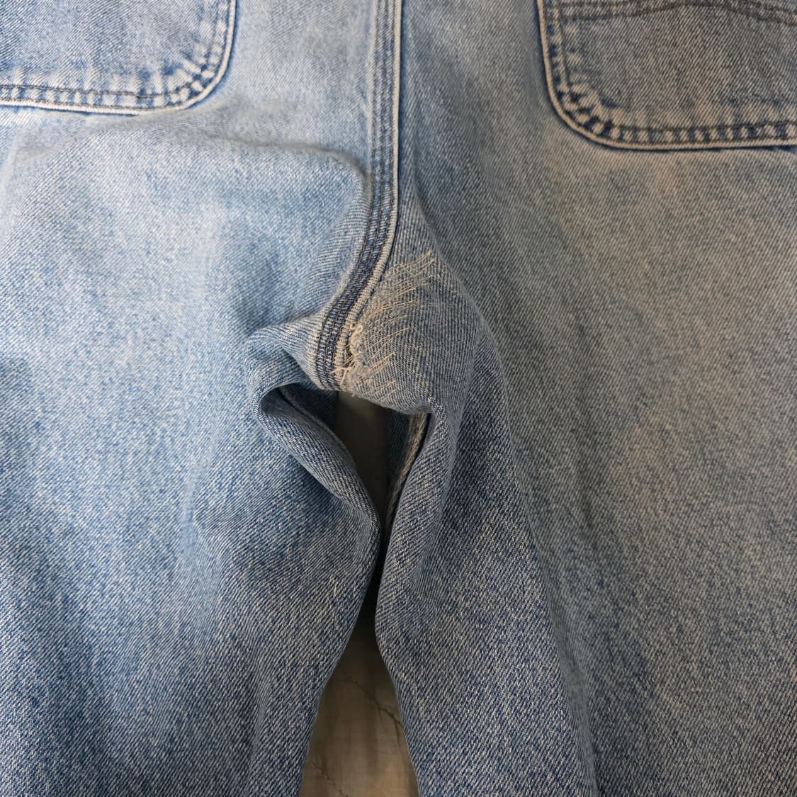 [36X32] 빈티지 칼하트 더블니 B73 DST 데님팬츠 굿페이드 상품이미지6