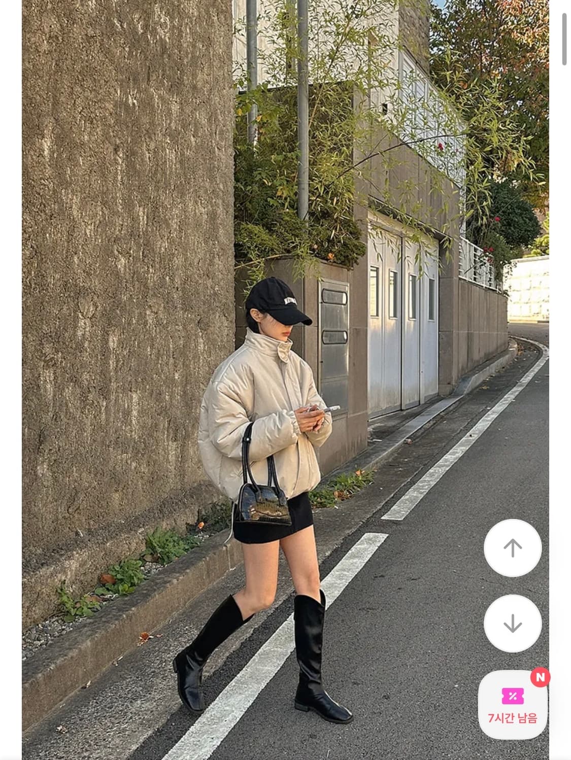 에이블리 남여공용 스트링 루즈핏 패딩 점퍼 (새상품) 상품이미지5