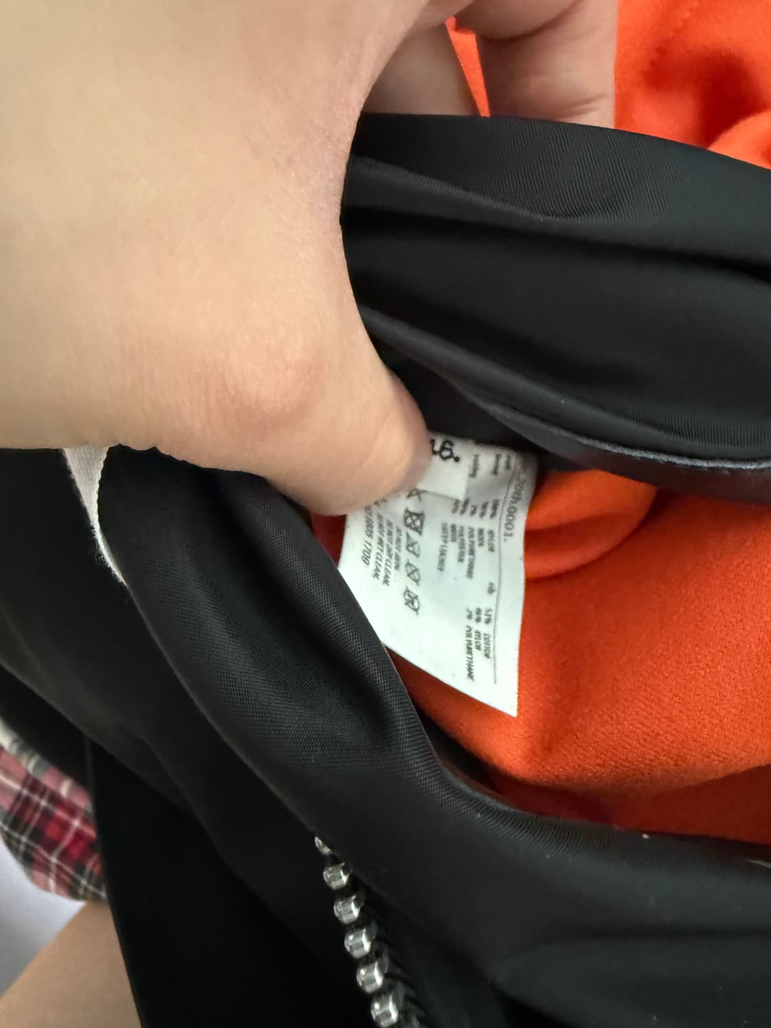 [46] 솔로이스트 이중봄버 에크루 블랙 상품이미지4