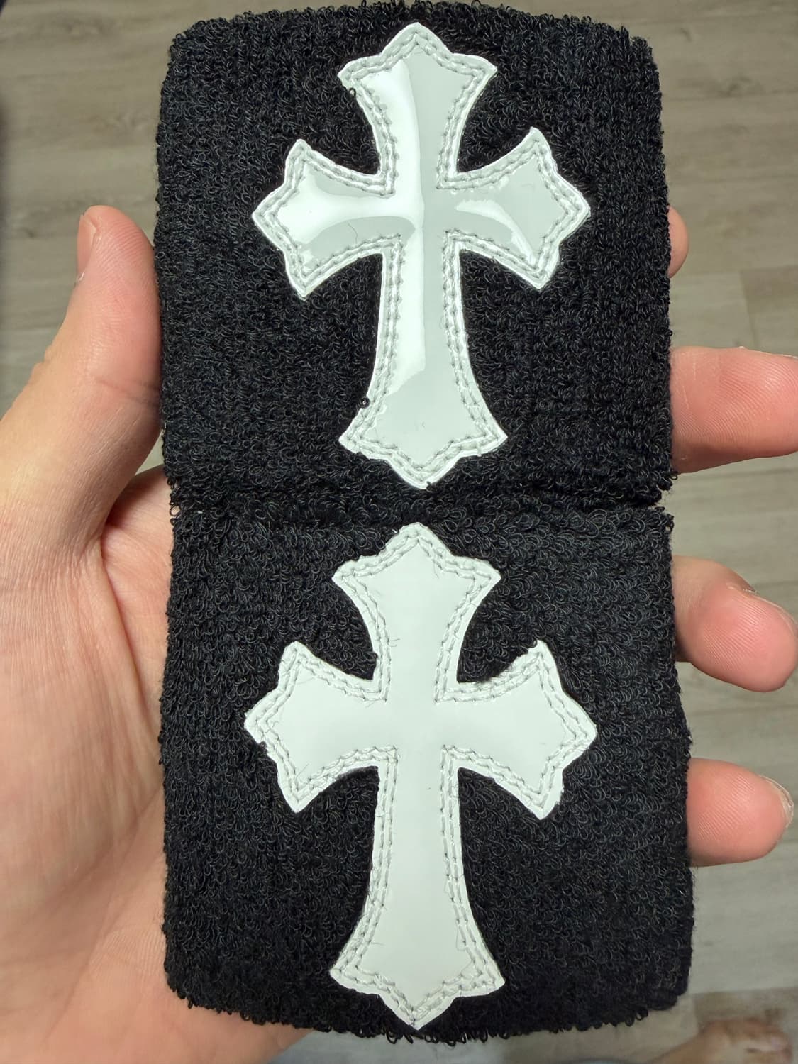 크롬하츠 크로스 패치 손목 아대 상품이미지2