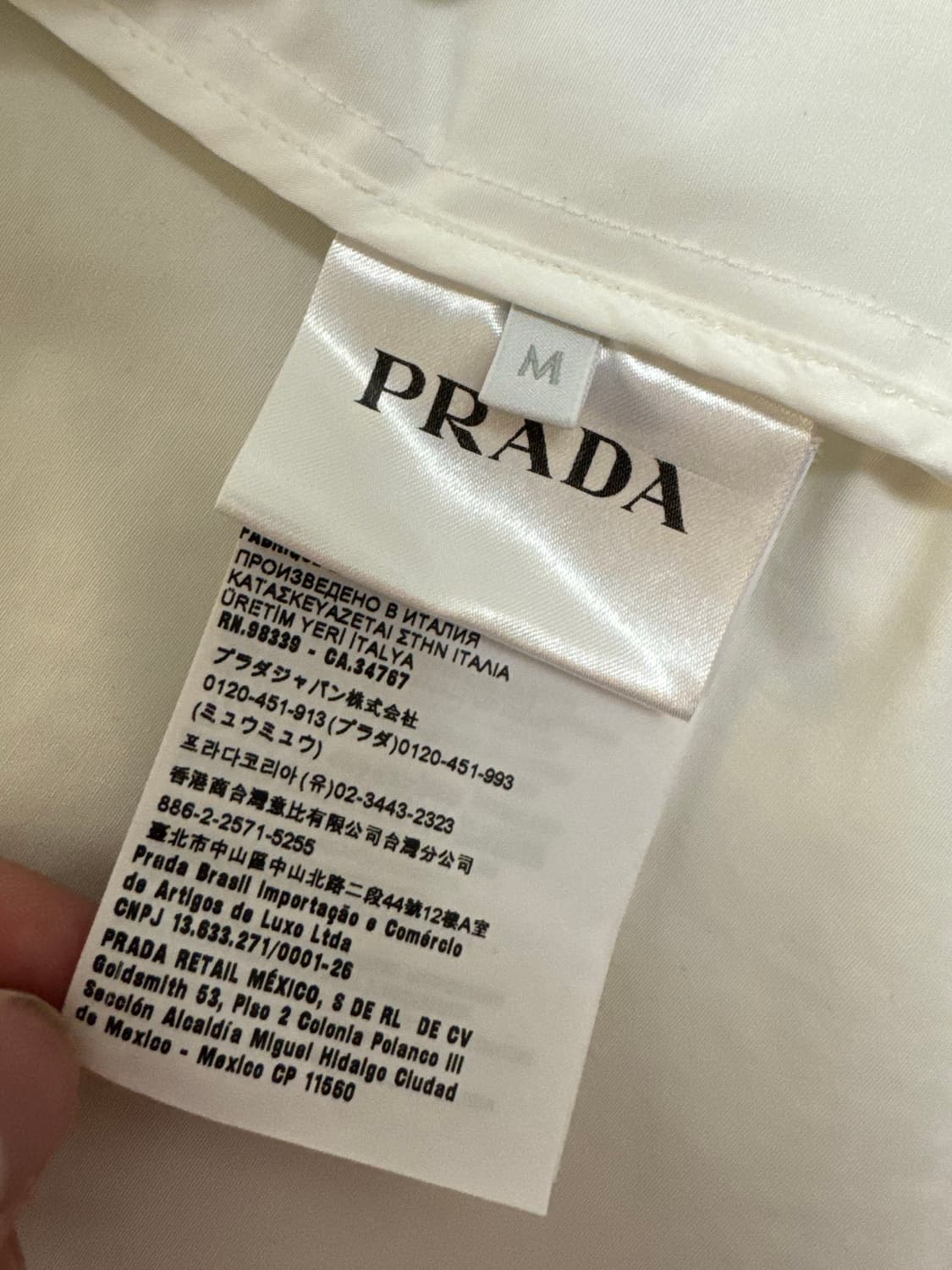 프라다 테크니컬 포플린 자켓 (m)  xl 상품이미지4