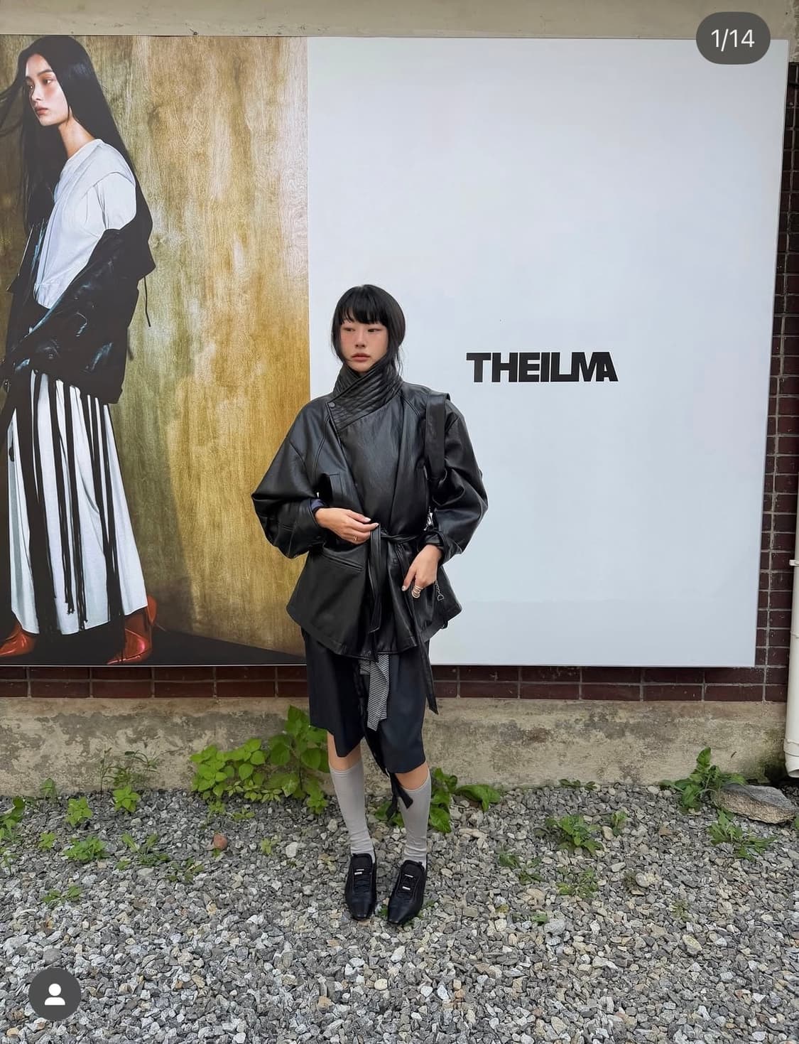 더일마 플루토 레더 자켓 팝니다 상품이미지1