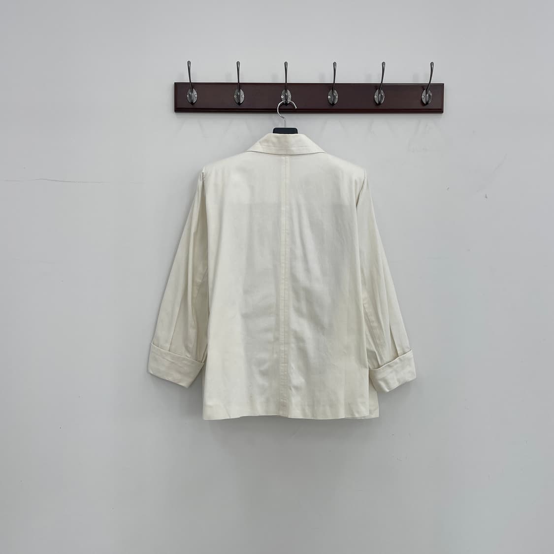 올드 입생로랑 화이트 블레이저 자켓 M 상품이미지4