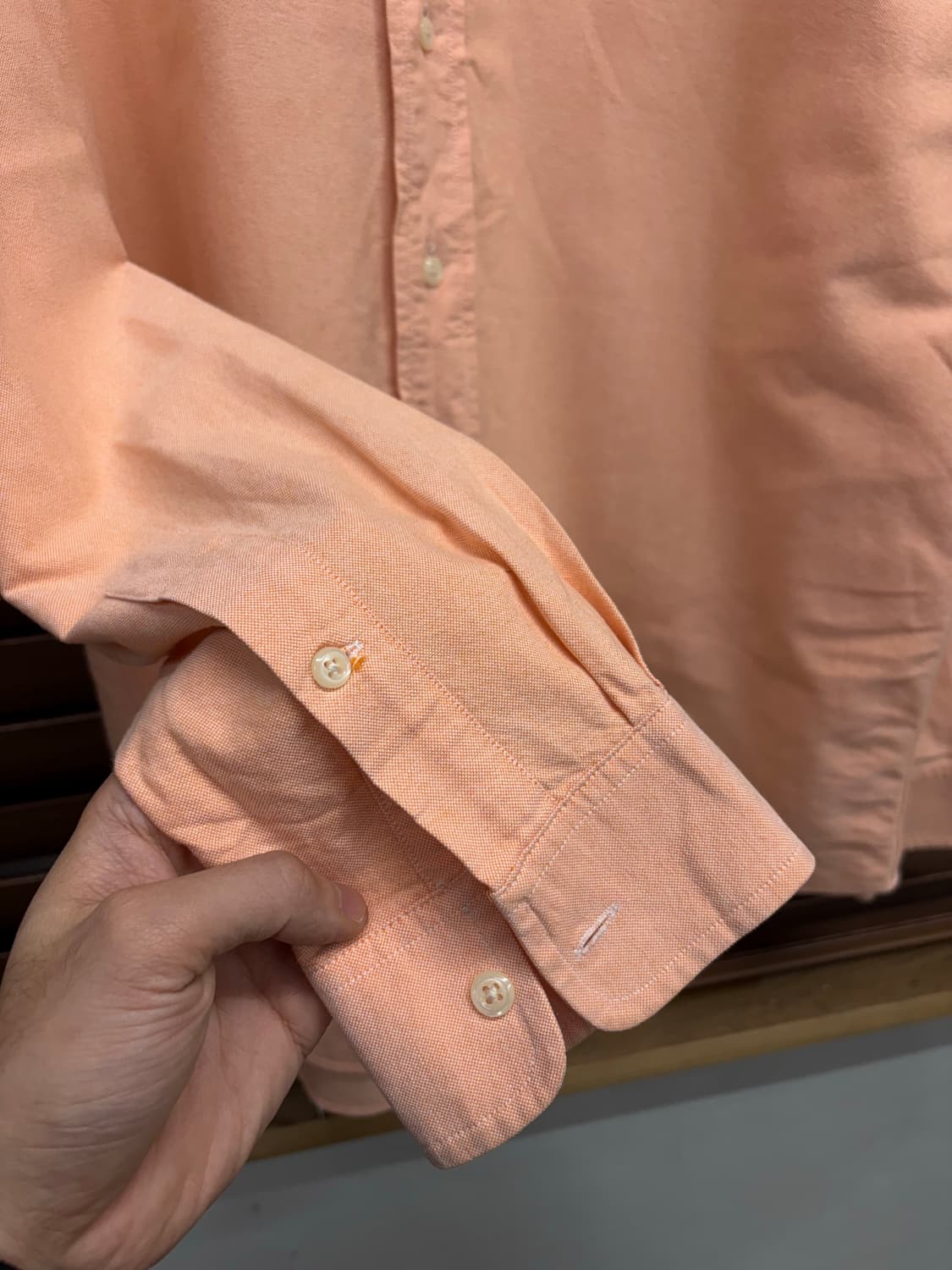 폴로 랄프로렌 살구색 긴팔 셔츠 상품이미지5