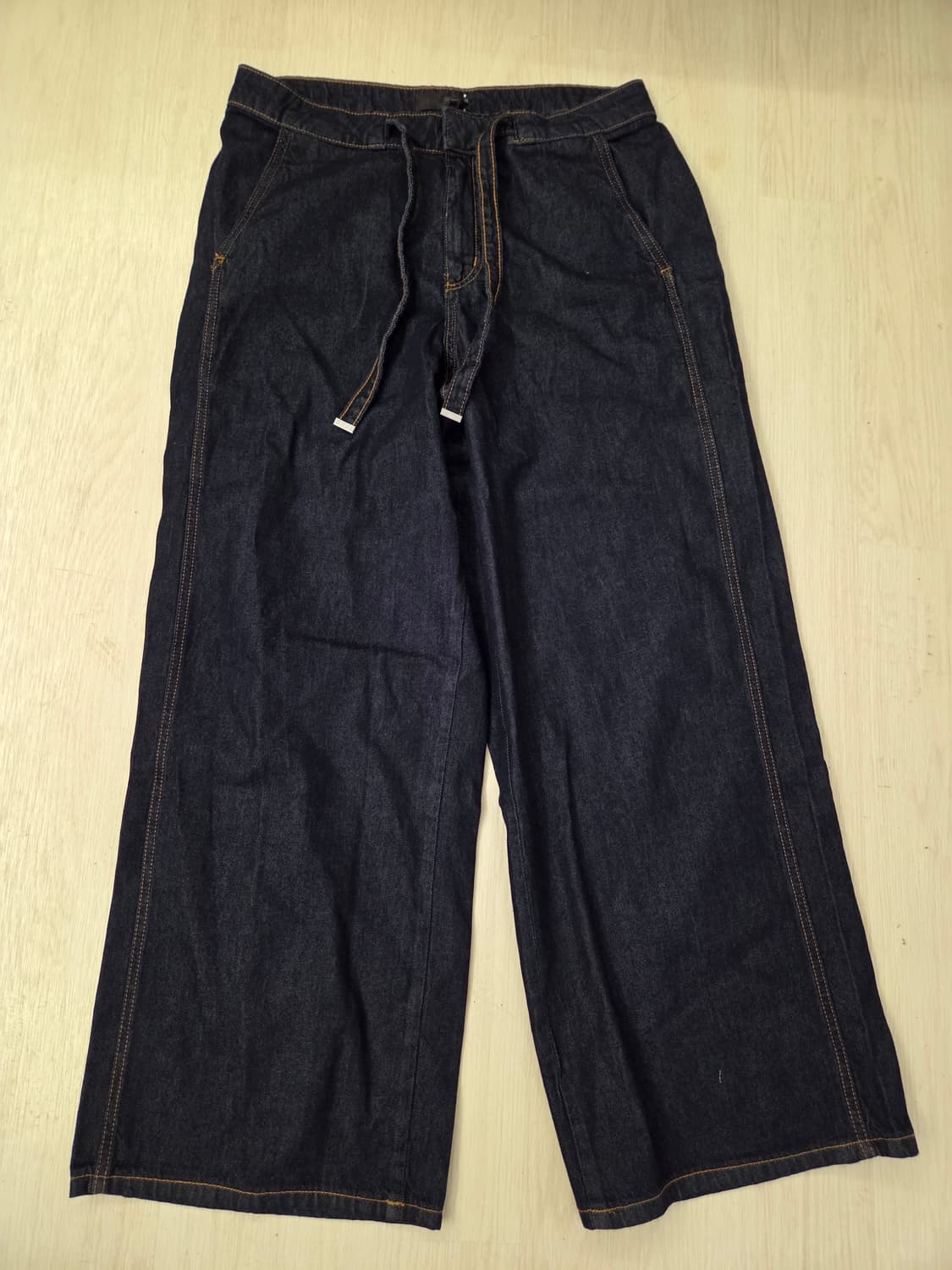 ZARA 데님 팬츠 L 통바지  와이드 상품이미지1