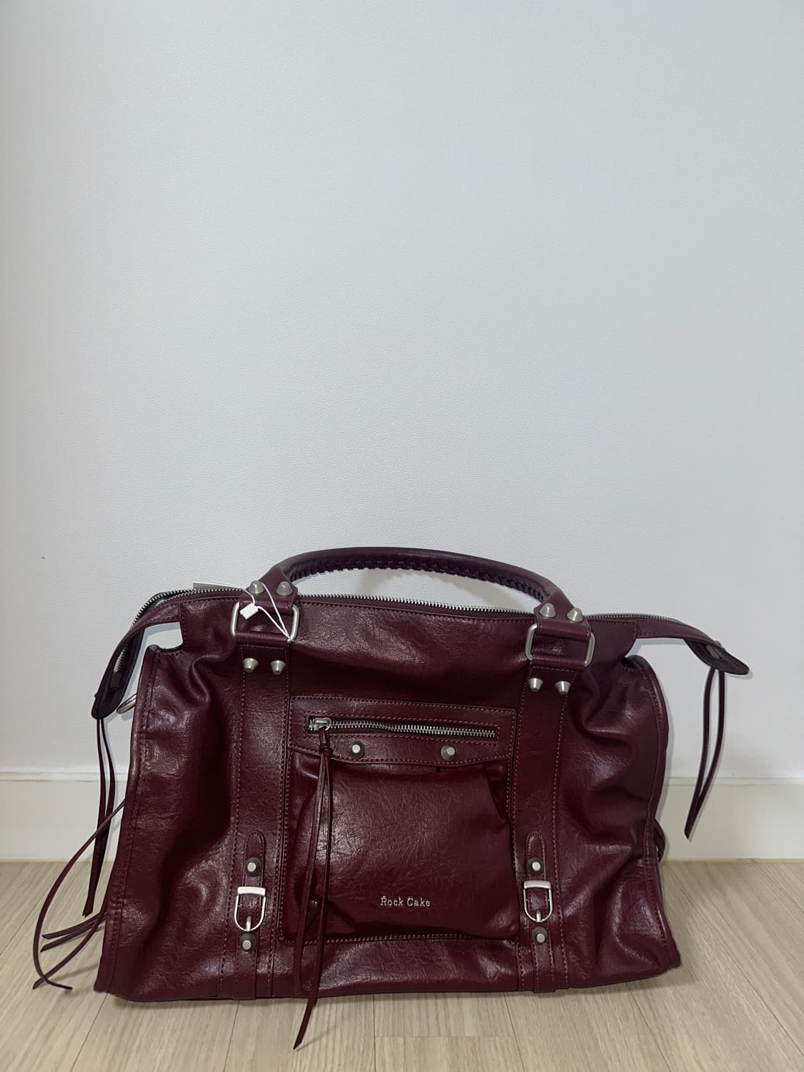 Rockcake Big Diaz Bag - Burgundy 상품이미지3