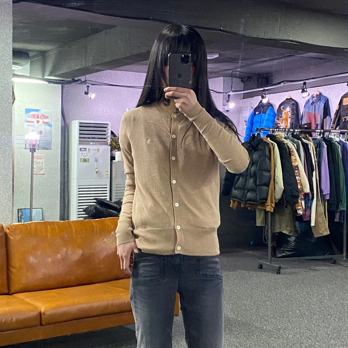 폴로랄프로렌 베이직 피마코튼 가디건 B3988 상품이미지1