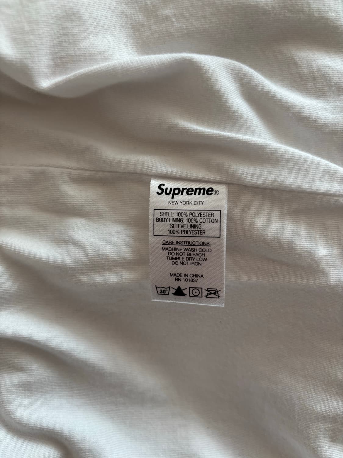 슈프림 15ss 인터네셔널 코치자켓 화이트 XL 상품이미지5