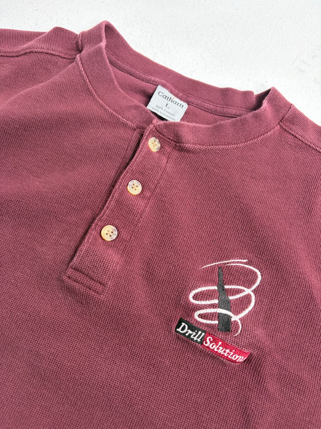 00s Carhartt Button Thermal Tee 상품이미지7