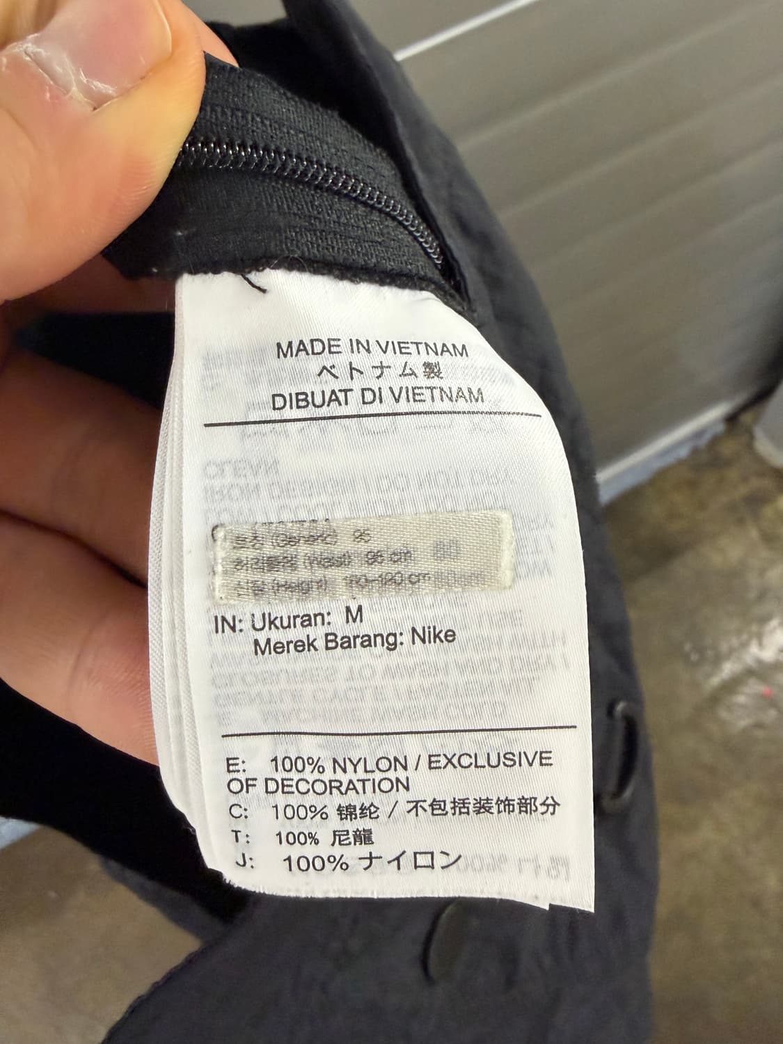 나이키 스우시 블랙 오버롤 M 상품이미지4