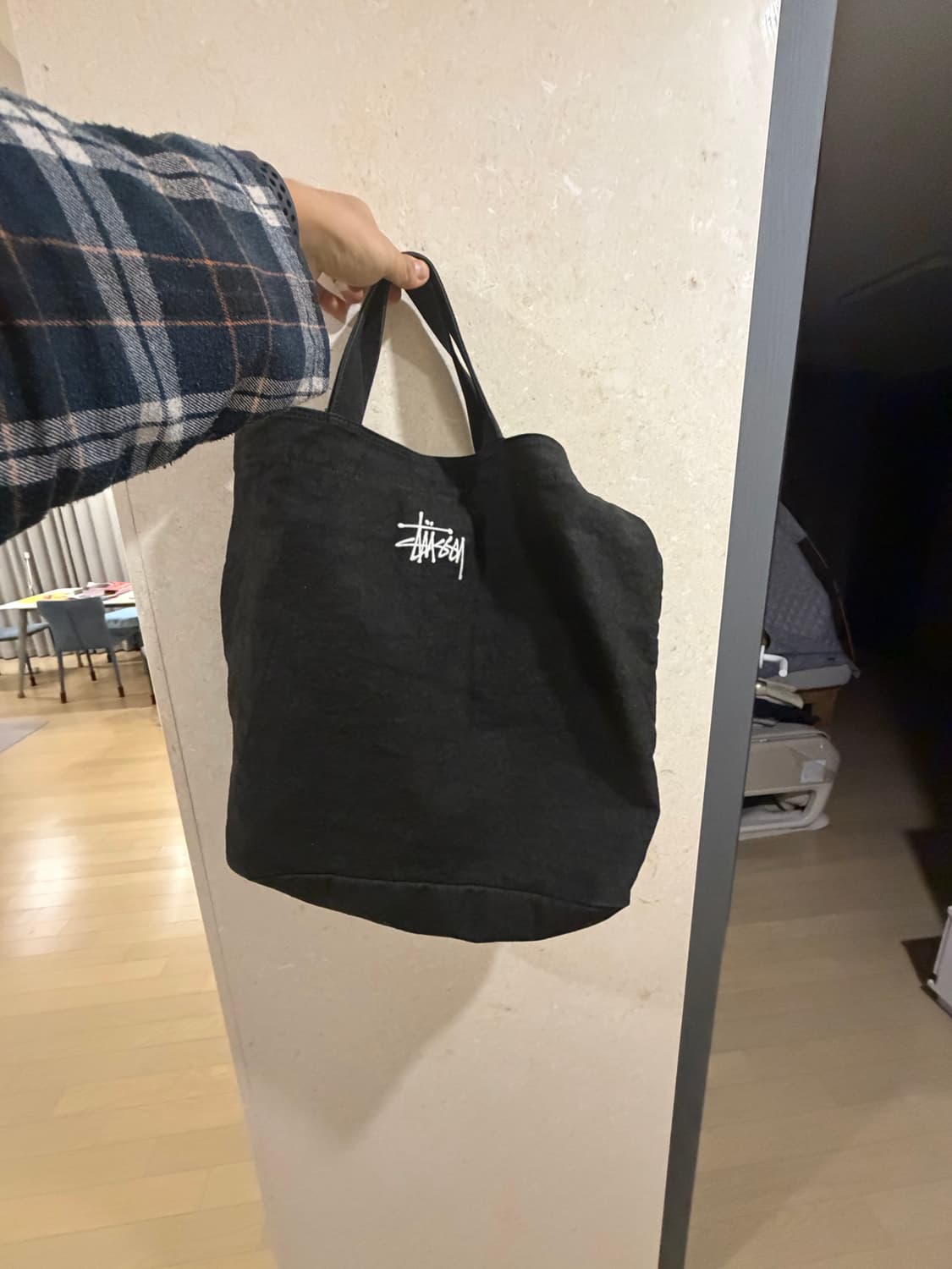 스투시 도트백 워시드 블랙 크로스바디 상품이미지2